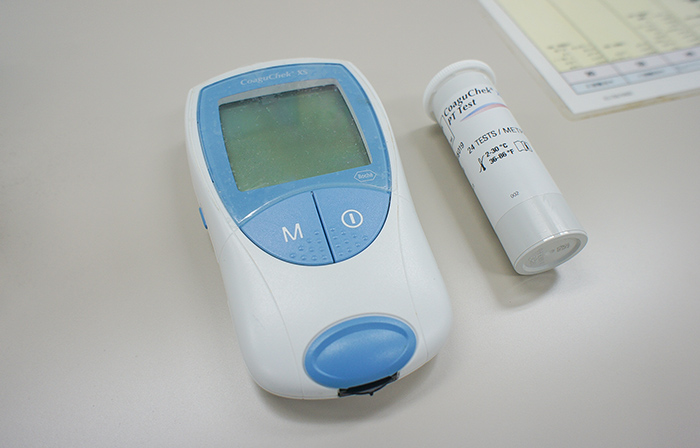 血液凝固能（PT-INR）測定装置